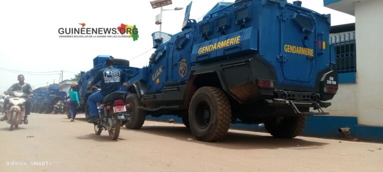 Des blindés de l’armée et de la gendarmerie nationale pour lutter contre l’insécurité.