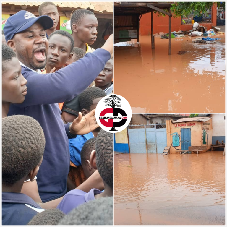 Siguiri : la population craquedevant les autorités suite à une inondation.