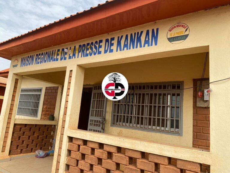 La maison de la presse de Kankan, rénovée par la SONAPI… »(Interview).