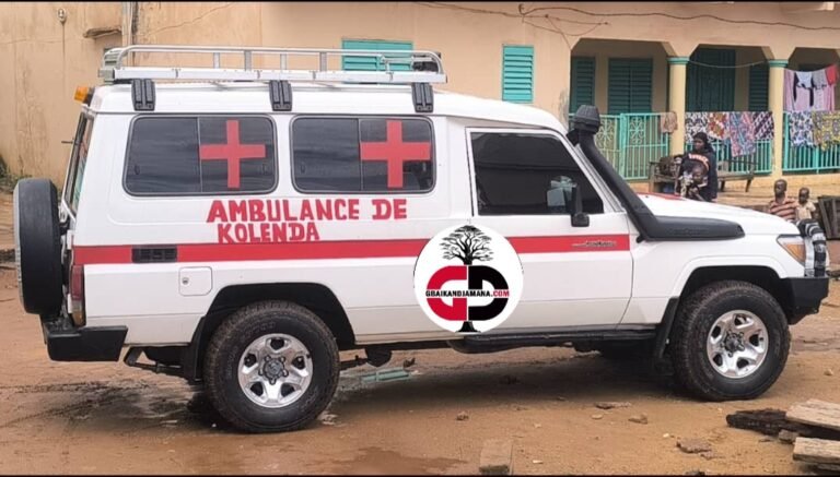 Siguiri : Le poste de santé de Sèkè Kolenda, doté d’une ambulance par le bureau de district.