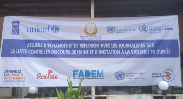 Kankan : Tenue d’un atelier d’échanges et de réflexions avec les journalistes, sur la lutte contre les discours de haines et d’incitation à la violence en Guinée.