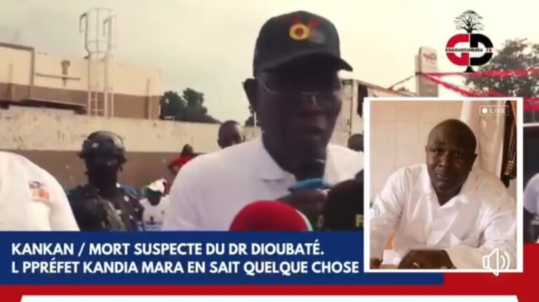 Kankan /Mort suspecte du Dr Dioubaté en prison : Le préfet en sait quelque chose (Vidéo)